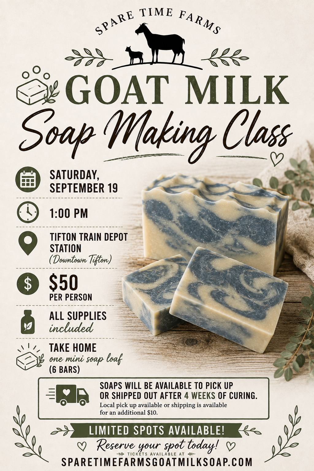 September 19th Soap Class