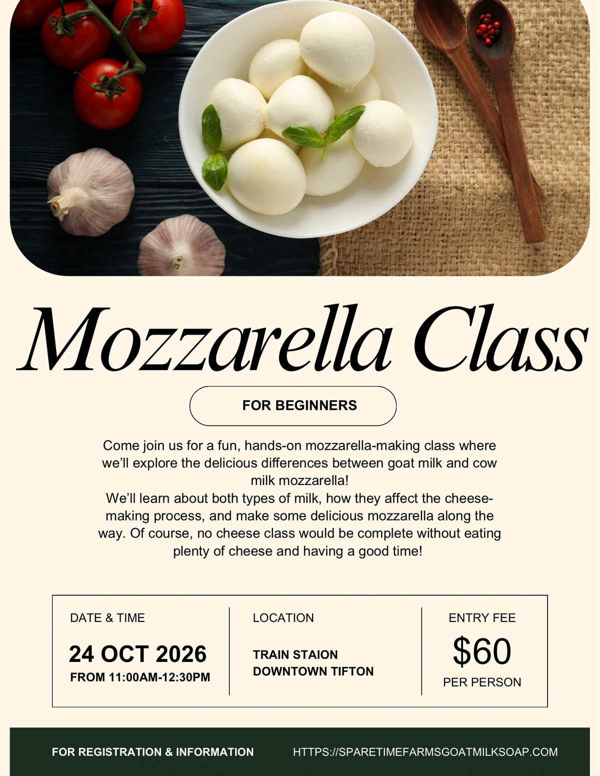 October 24th Cheese Class
