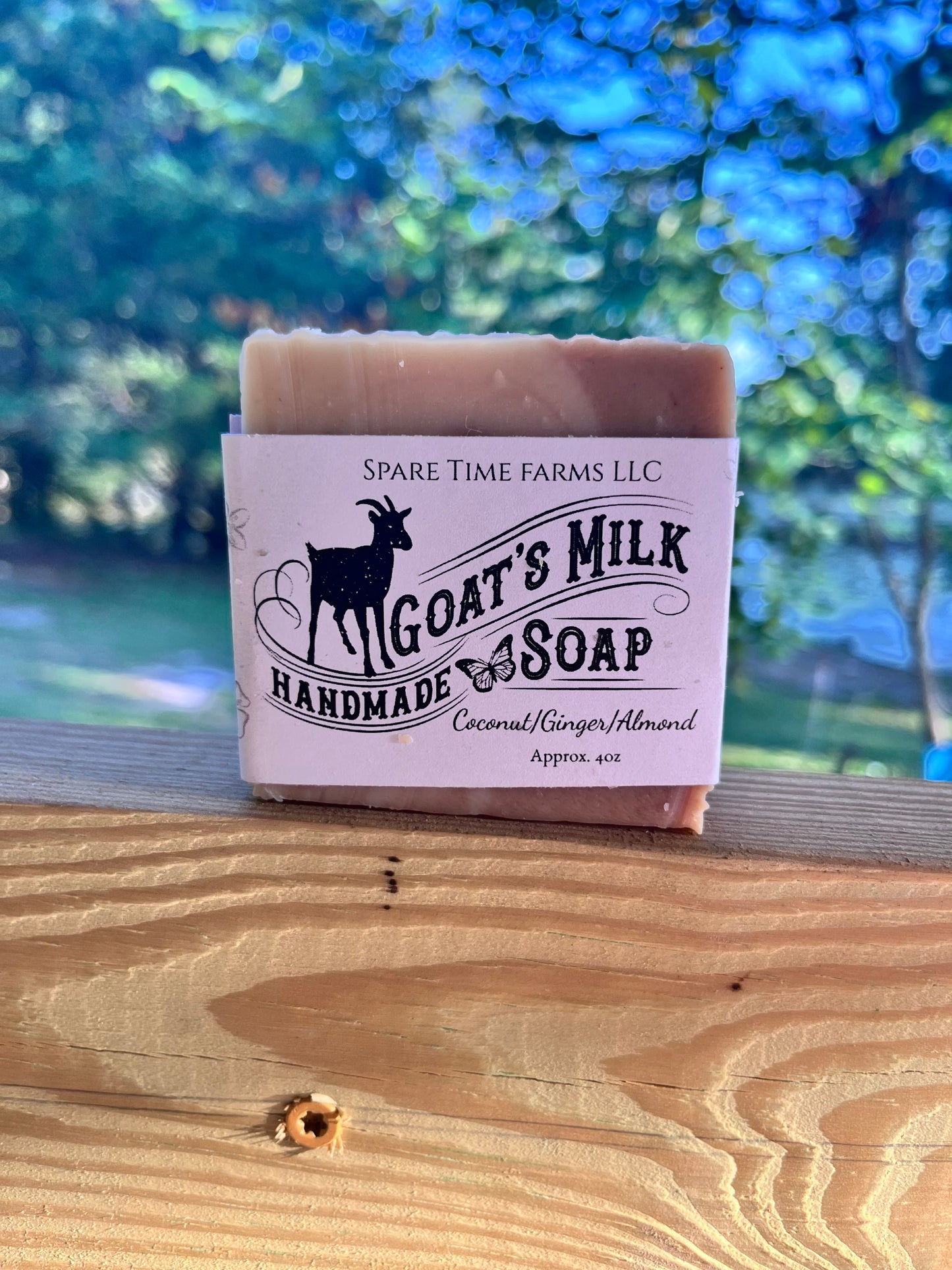 Coconut Ginger Almond Goat Milk Soap