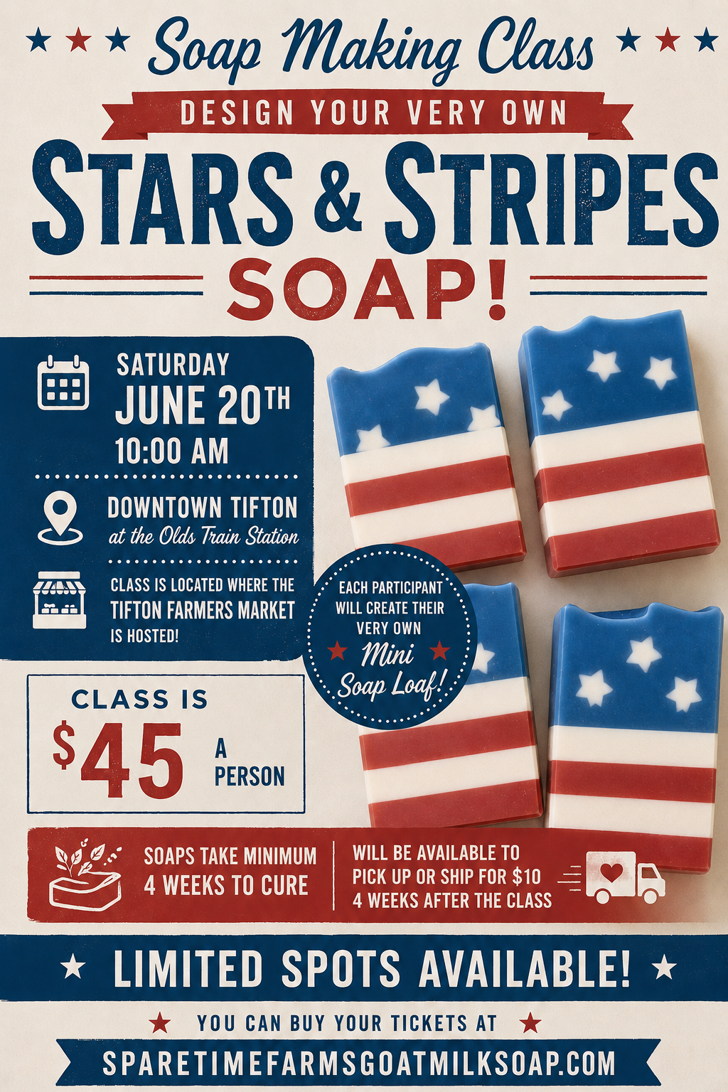 June 20th Soap Class